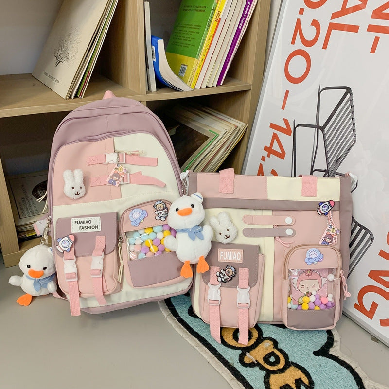 OREU-N (Casual Fashion Color Contrast Backpack)