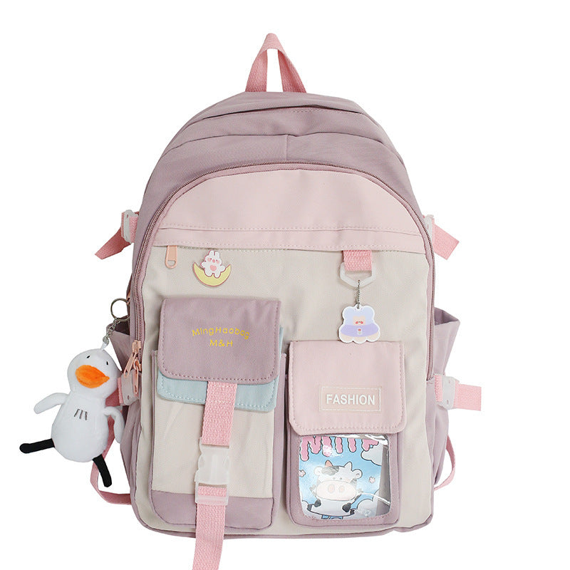 Large Capacity Schoolbag Mori College Style Soft Girl Backpack