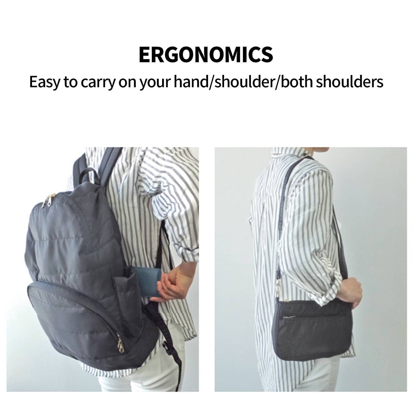 TUKA4 (3Pcs Mummy Changing Bag Set Multifunctional Maternity Baby Nappy Diaper Backpack)