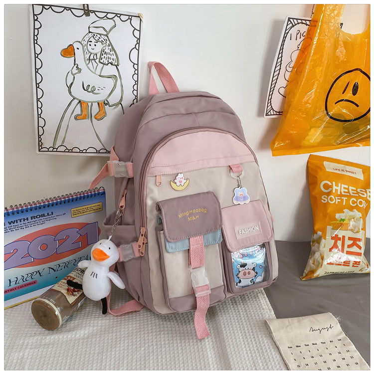 Large Capacity Schoolbag Mori College Style Soft Girl Backpack