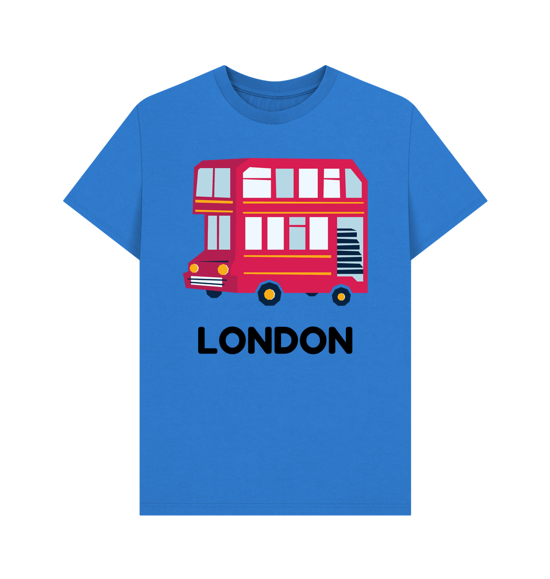 Bright Blue Printed T-shirt