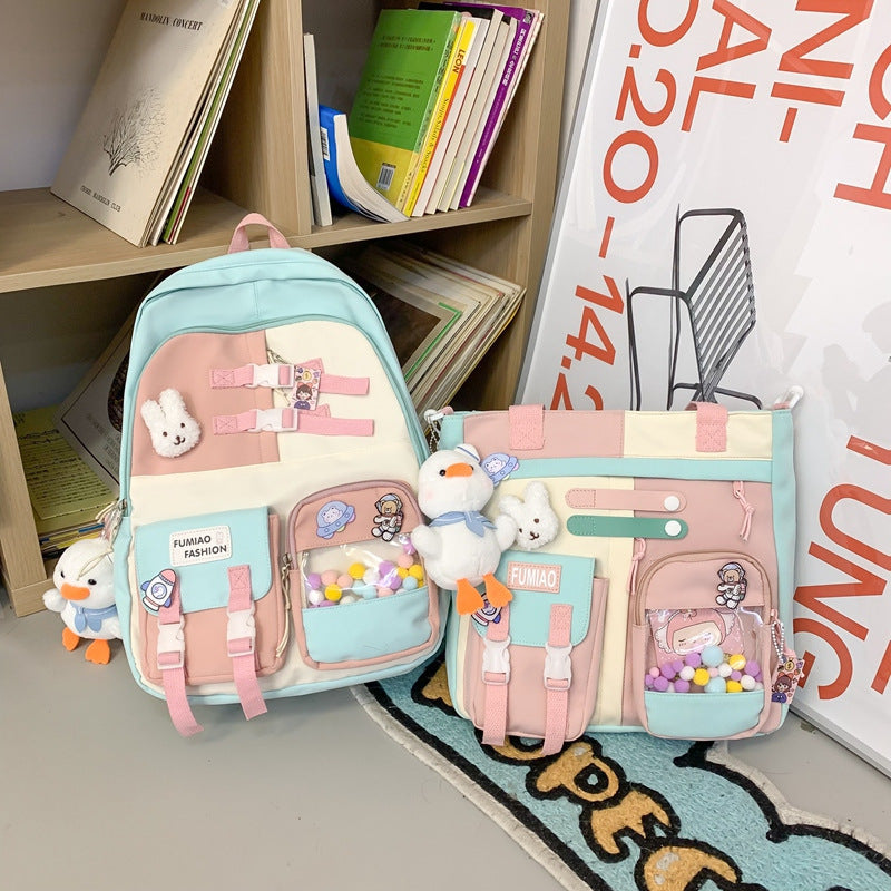 OREU-N (Casual Fashion Color Contrast Backpack)