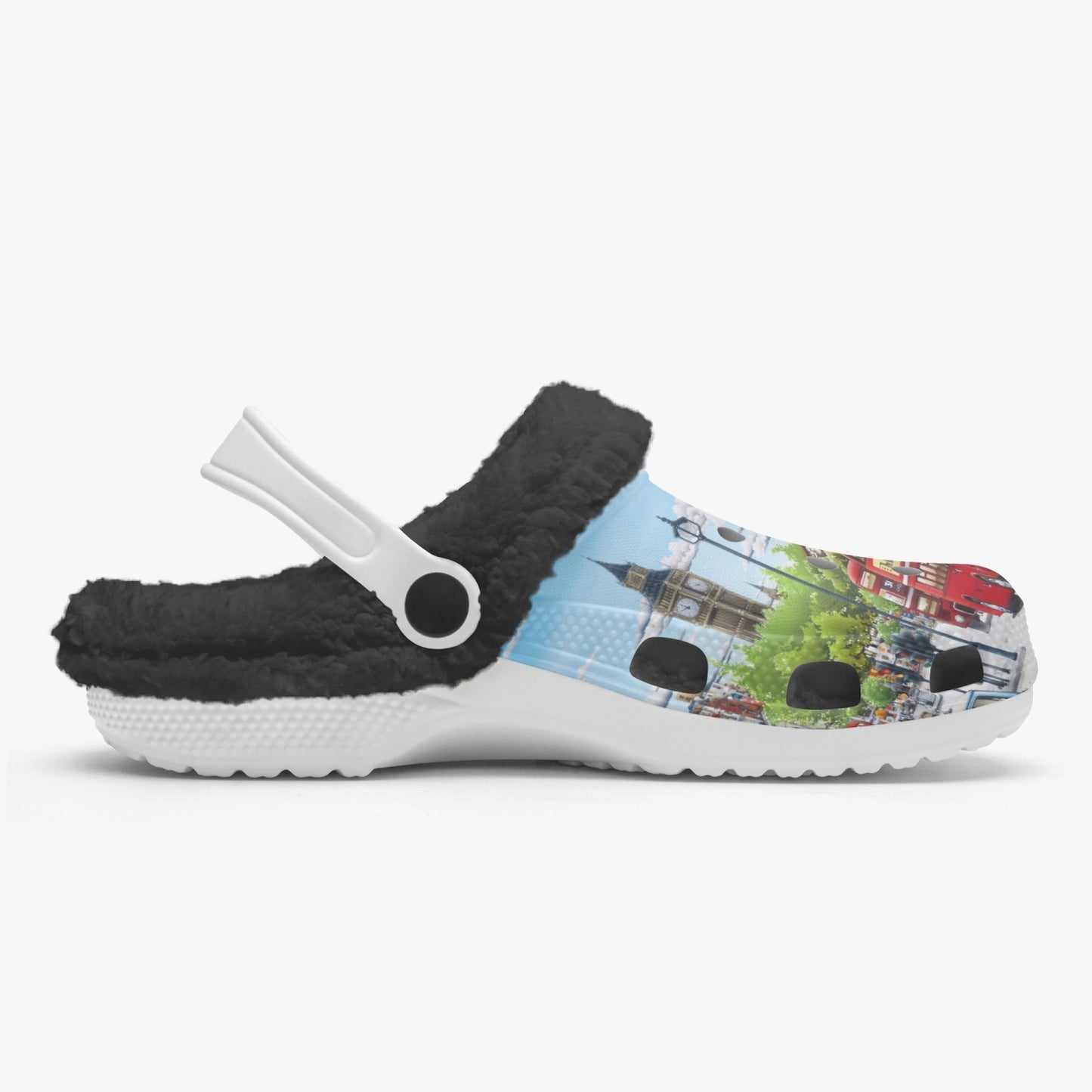 OX5 (UK) Lined All Over Printed Clogs