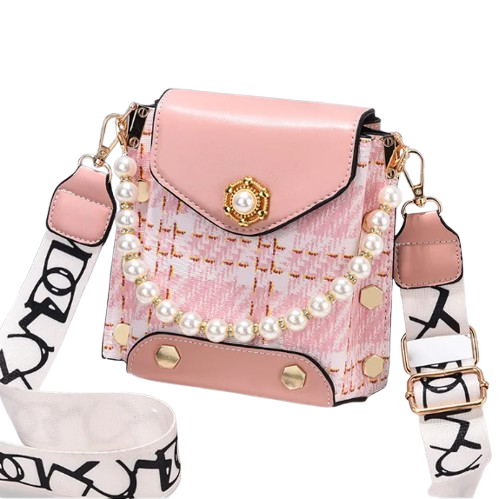Elegant Pearl Chain Crossbody Bag ? Cute Princess-Inspired Phone Purse for Women