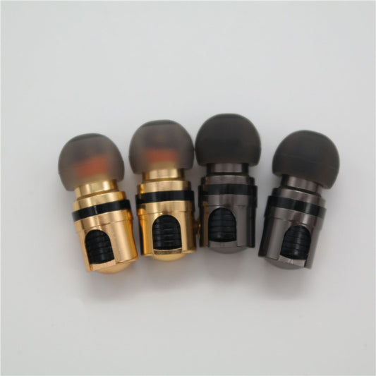 Ear Earphone Double Dynamic Drive HIFI Bass Earphone DJ Metal 3.5mm Earphone Headset