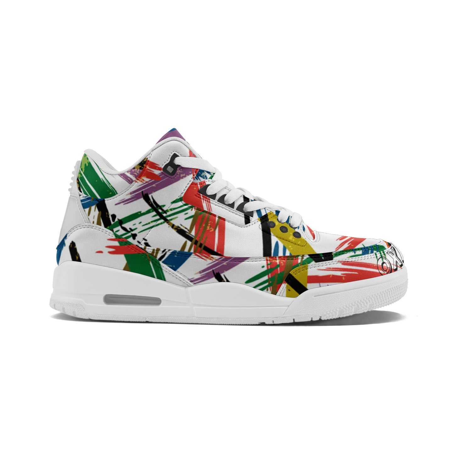 Unisex Non Slip Sneakers Lace Up Fashion Shoes RAYBOWN C