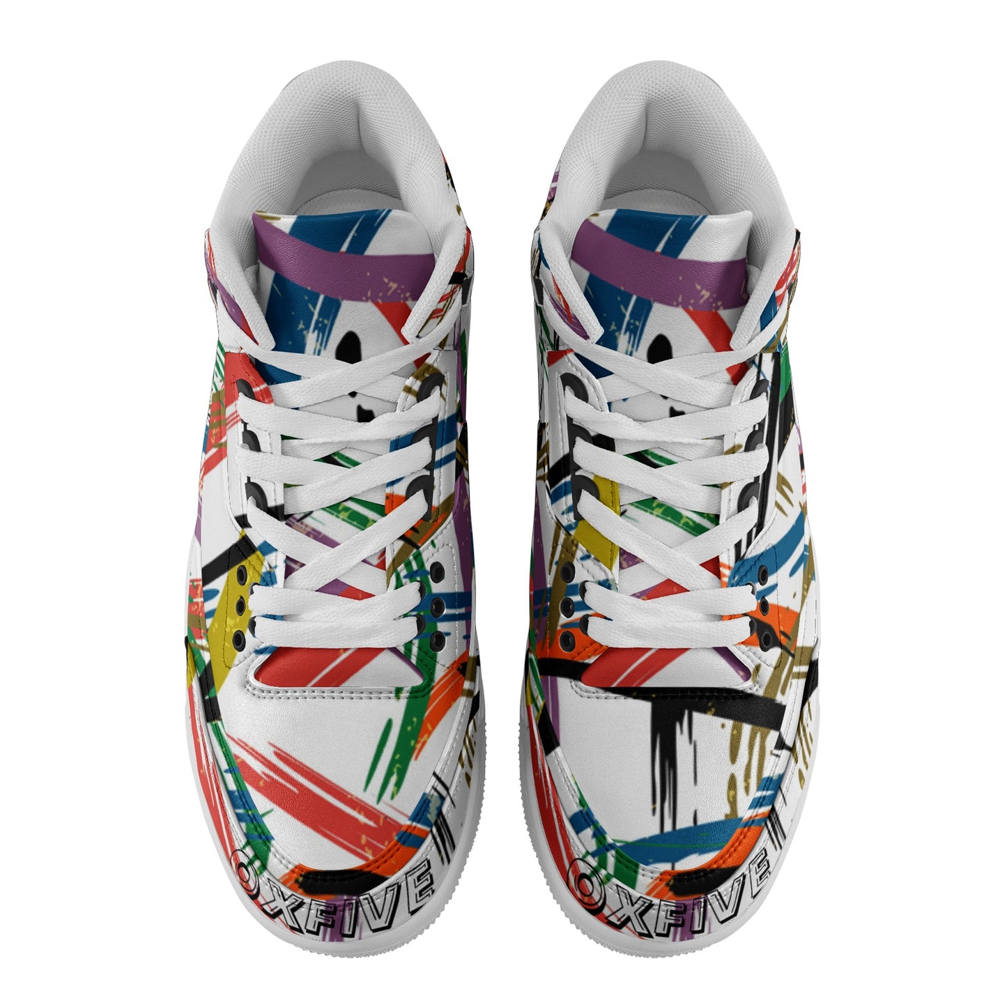 Unisex Non Slip Sneakers Lace Up Fashion Shoes RAYBOWN C