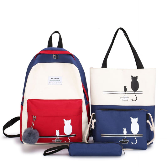 OREU4 (Campus Backpack Canvas College Student Quality Backpack)
