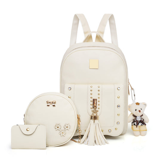 OREU12 (Women's tassel rivet backpack)
