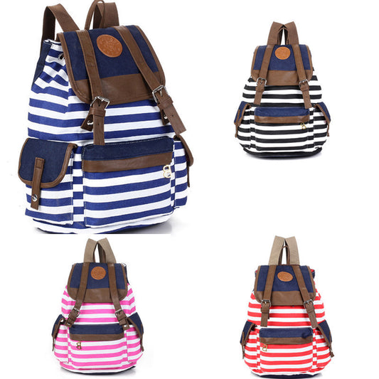 Martina1 (Horizontal striped bag backpack)