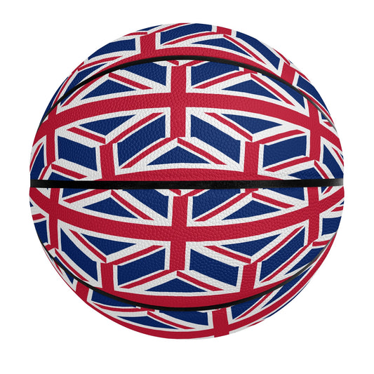 UKINGDOM (Premium Leather Basketball Gift with Sports Teams Flags Country Icon)