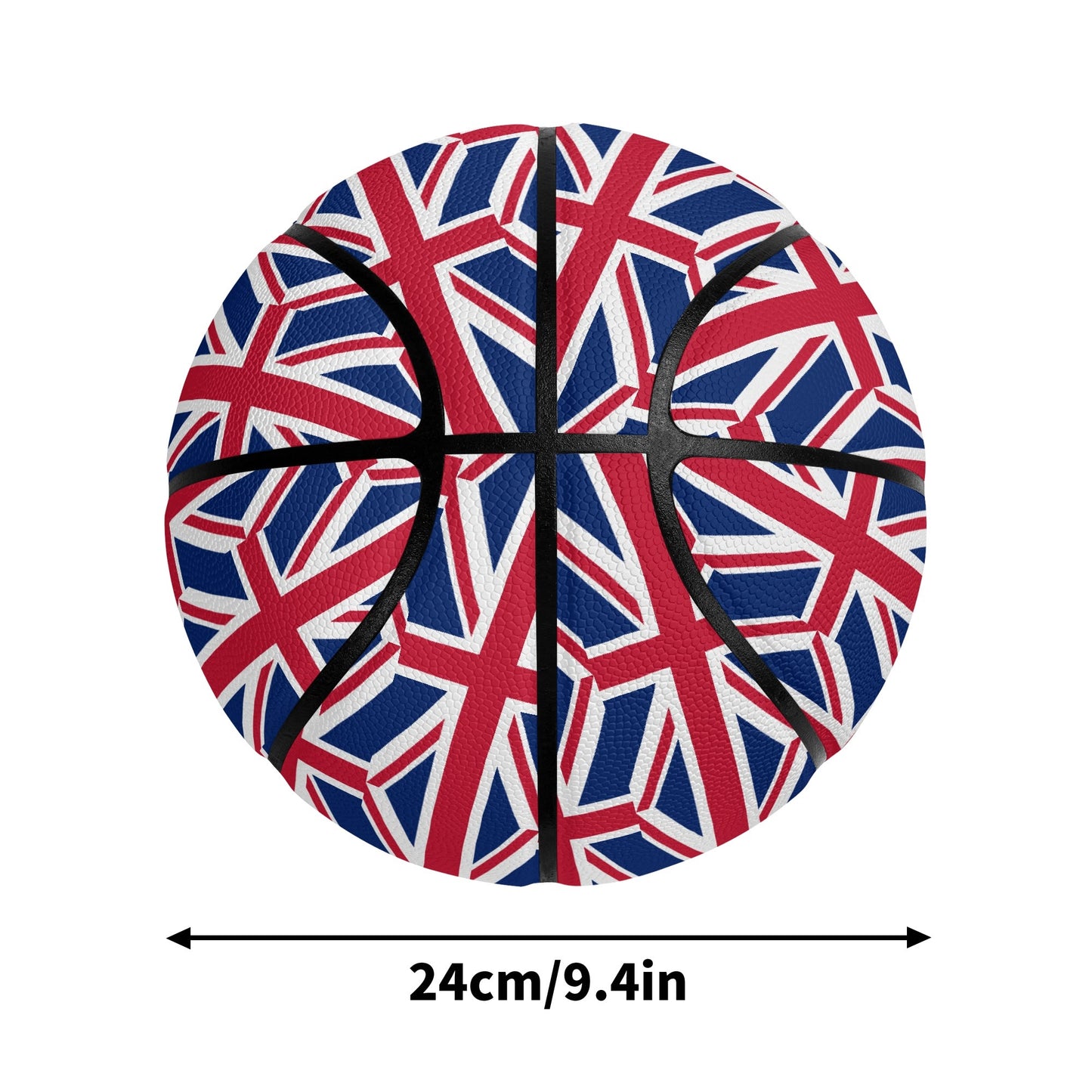 UKINGDOM (Premium Leather Basketball Gift with Sports Teams Flags Country Icon)