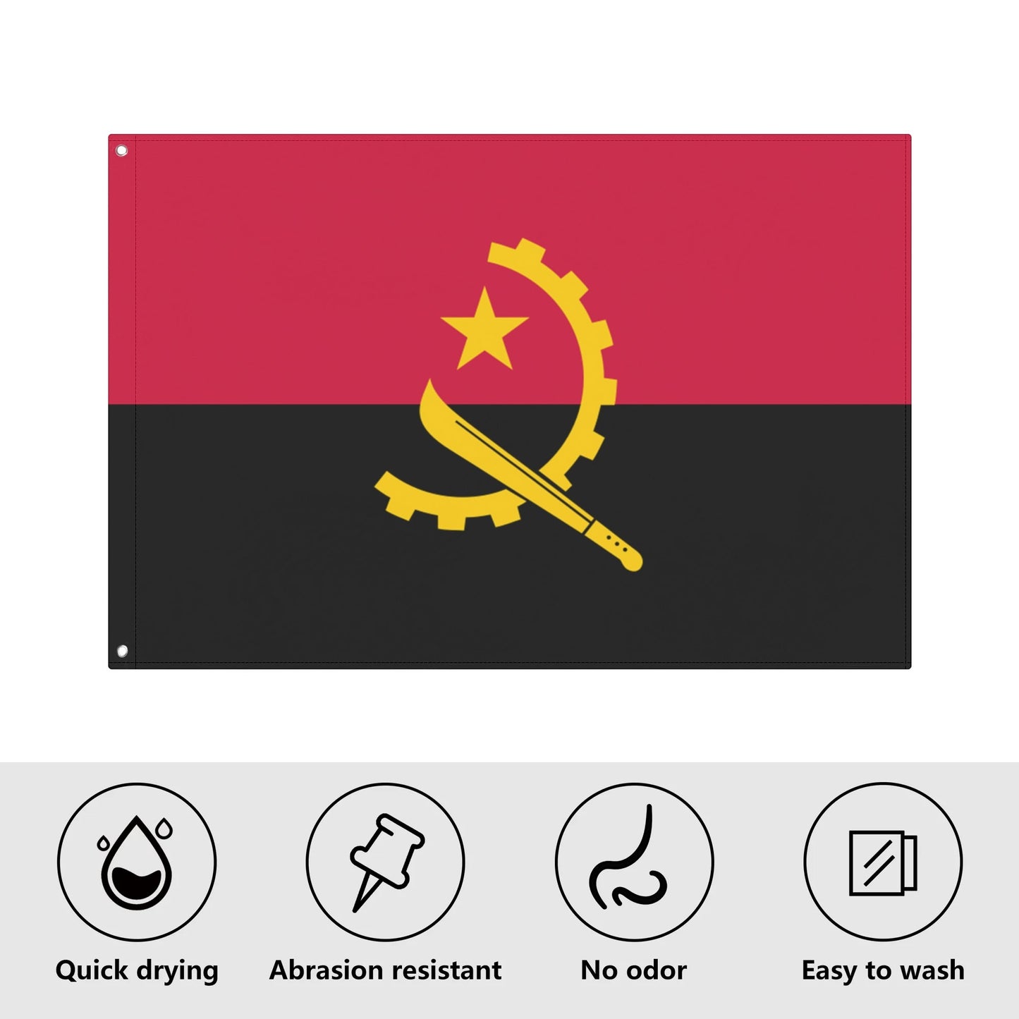 Angola (Garden Flags 4x6 Ft)