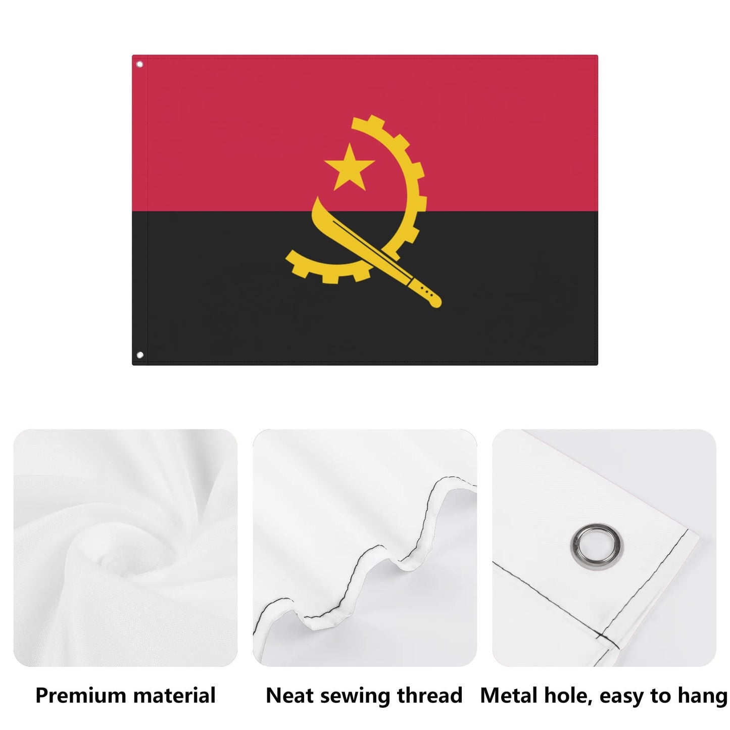 Angola (Garden Flags 4x6 Ft)