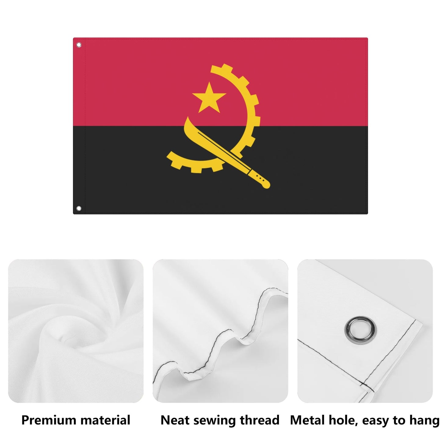 Angola (Garden Flags 3x5 Ft)
