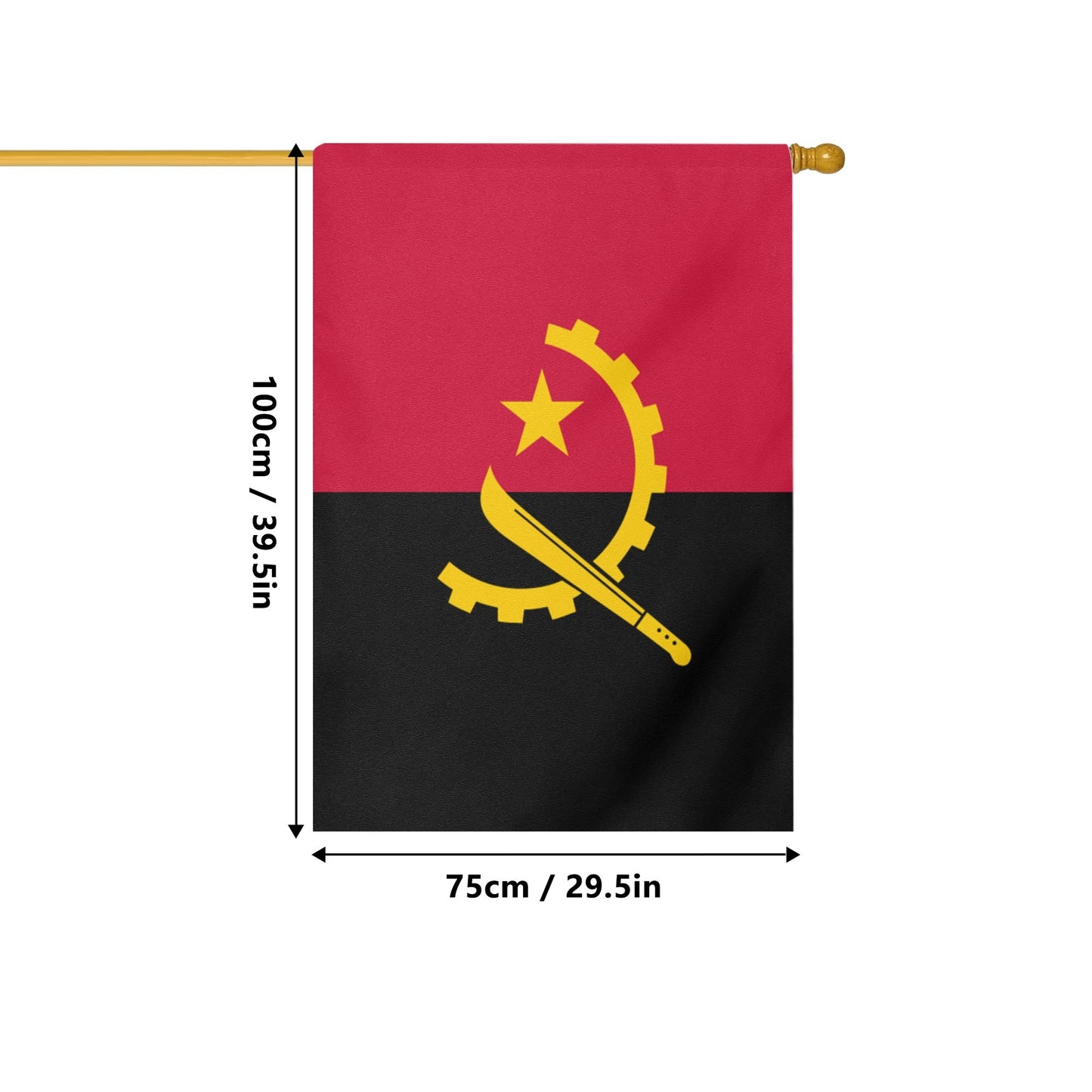 Angola (L Size House Garden Flag)