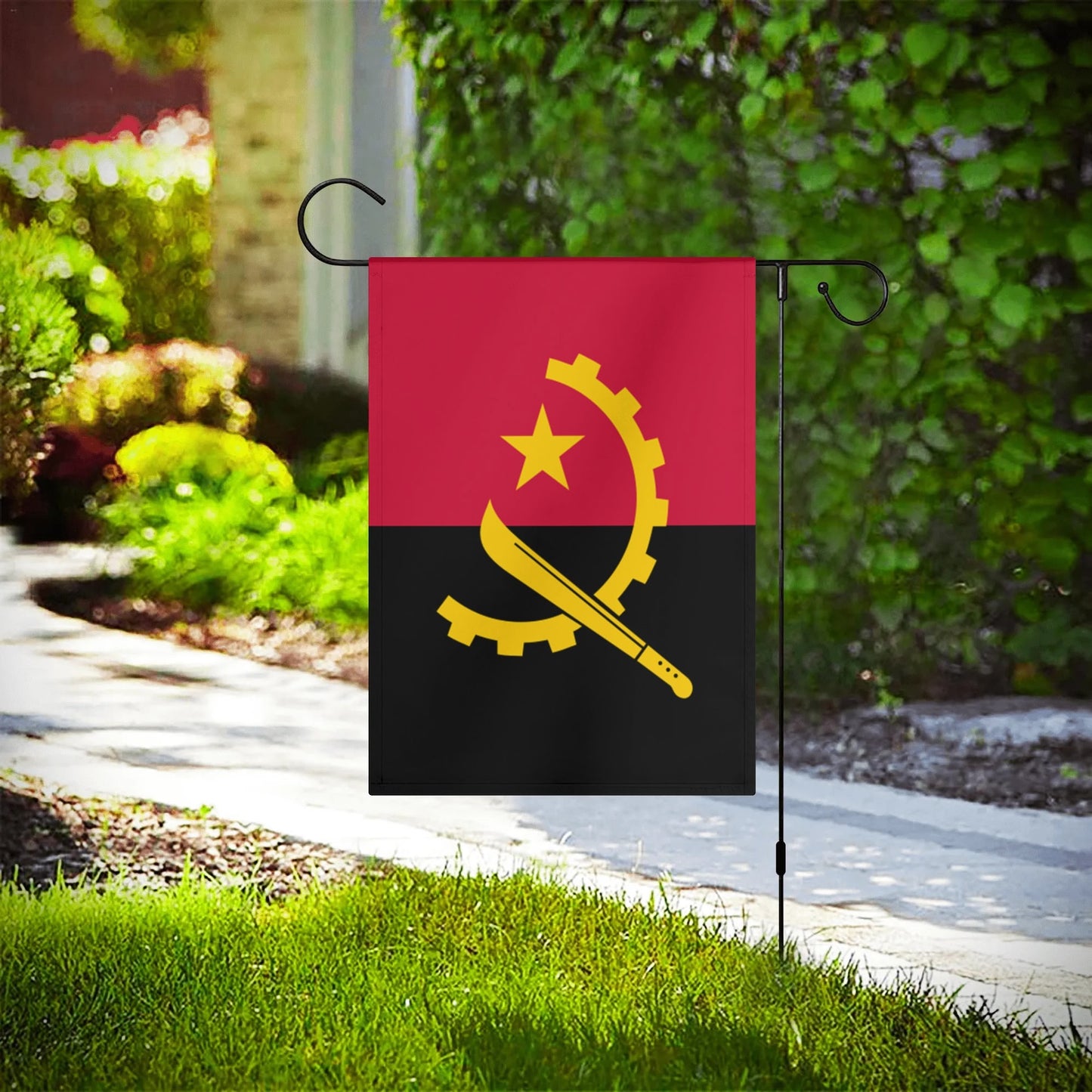 Angola (Garden Flag Banner 12.5 x18 In)
