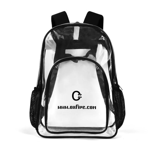 TREND (Double layer 17 Inch Clear Bag PVC See Through Transparent School Backpack)