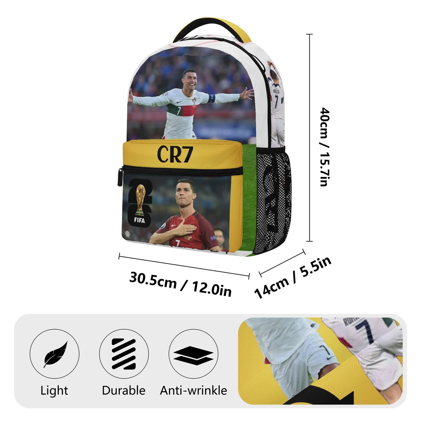 ORLADDY (15 Inch Casual Style School Backpack)