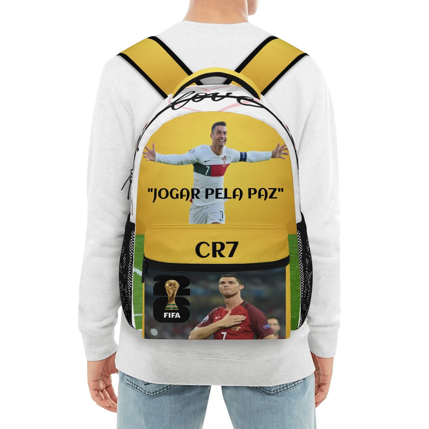 CR7-PAZ 1 (15 Inch Casual Style School Backpack)