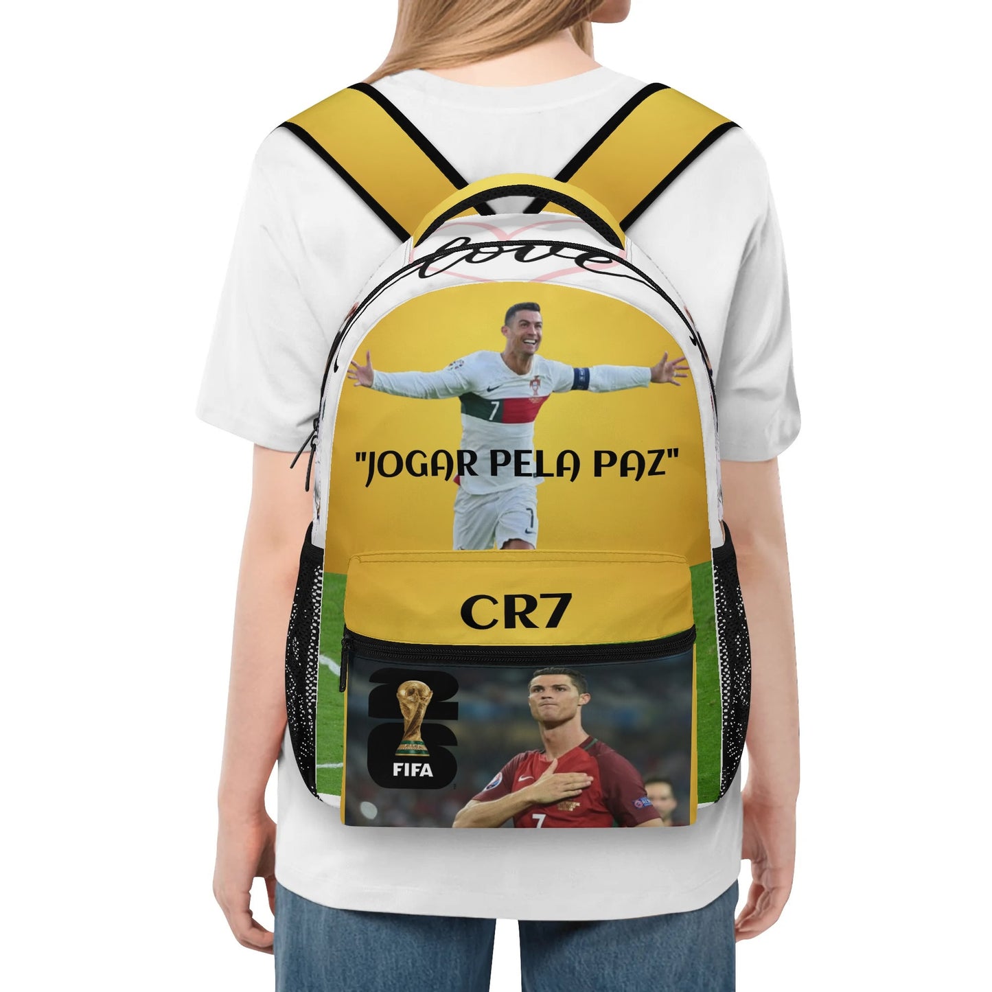 CR7-PAZ 1 (15 Inch Casual Style School Backpack)