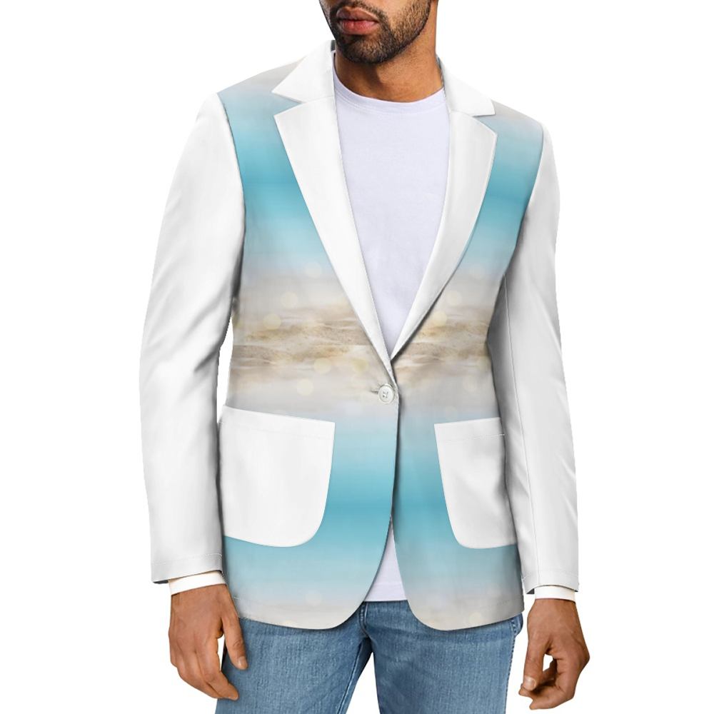 Tecnostar 1 (Men Casual Suit Blazer with Pockets Coat Fashion)