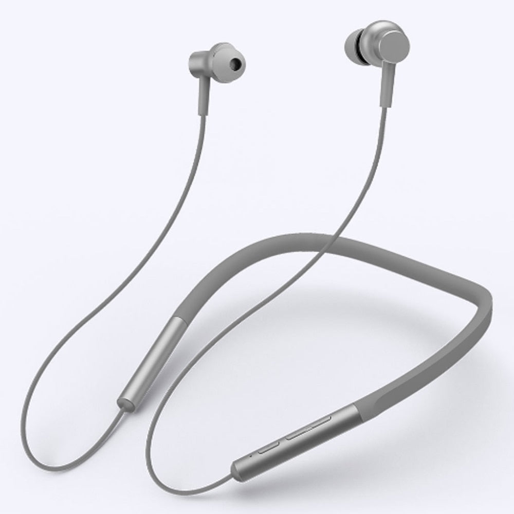 100%Xiaomi Bluetooth Collar Earphones Headset Sport Wireless Bluetooth In-Ear Magnetic Mic Play Dual Dynamic Earphone