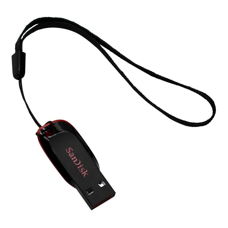 SanDisk Cruzer Blade CZ50 USB Flash Drive 128gb 64GB 32G 16GB 8GB Pen Drives USB 2.0 Support official verification 100% Original