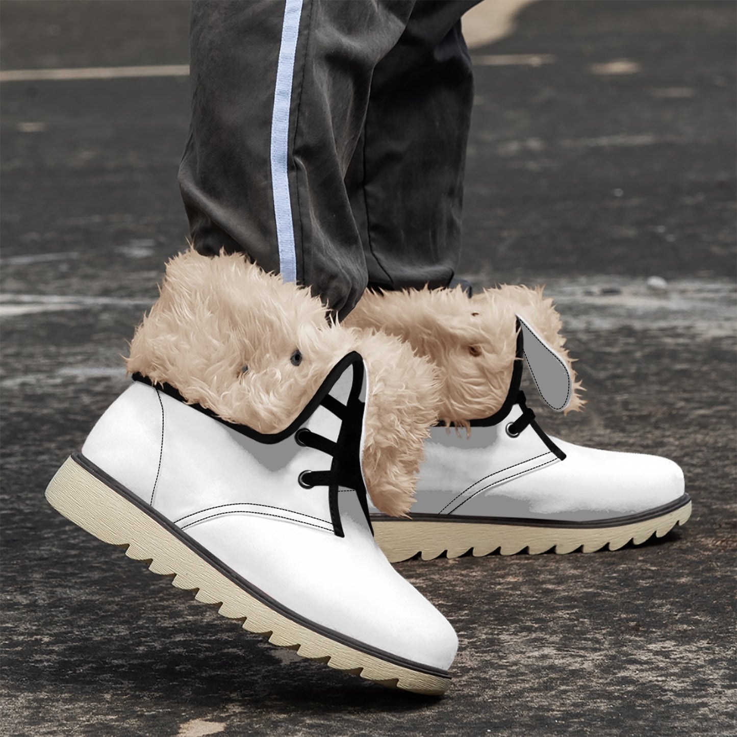 OX5 (UK) Cotton-pad Fur Lining Boots