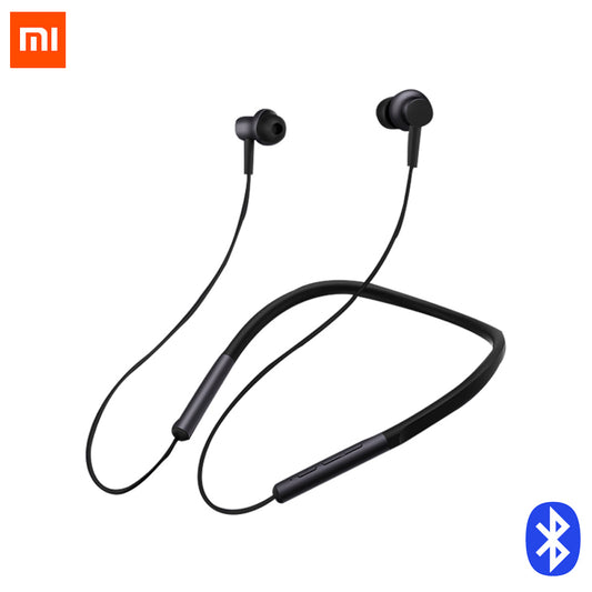 100%Xiaomi Bluetooth Collar Earphones Headset Sport Wireless Bluetooth In-Ear Magnetic Mic Play Dual Dynamic Earphone