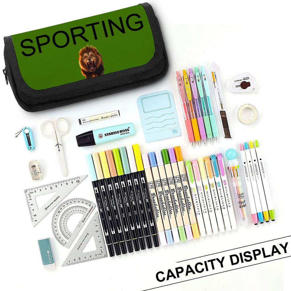 SPORTING 1 Bags Pencil Case Stationery Pouch 8.7" x 3.1" x 4.3"