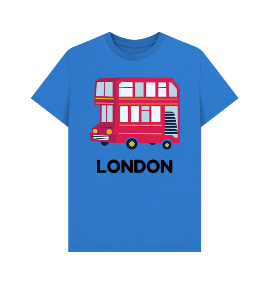 Bright Blue Printed T-shirt