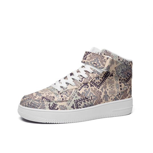 Unisex high Top Leather Sneakers Sheik Rashid