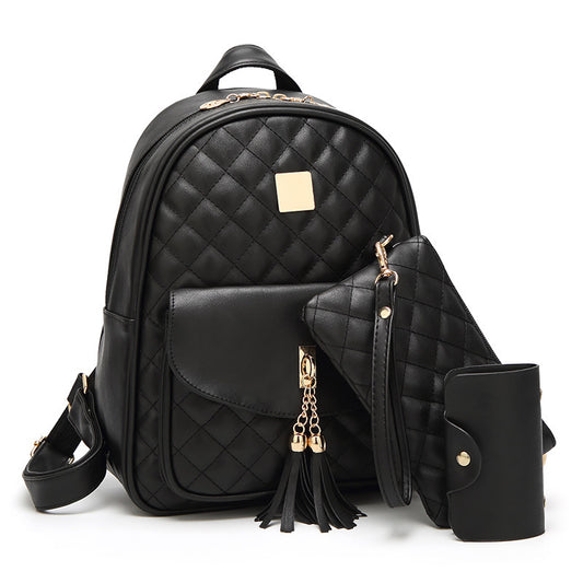 OREU-E (Manufacturers selling handbags new Korean fashion leisure backpack backpack picture in one generation)
