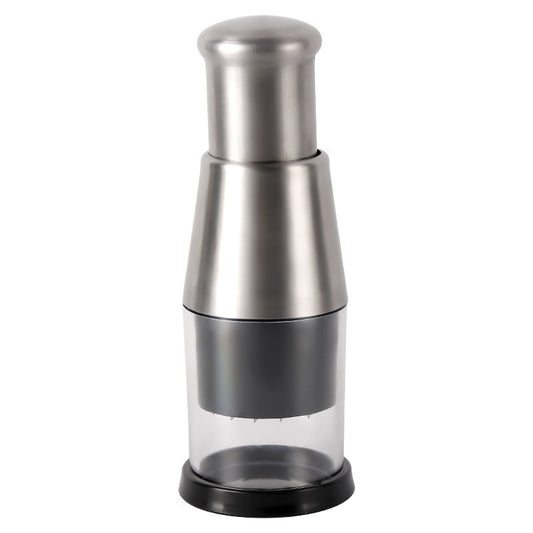 Press-type stainless steel pat knife kitchen vegetable cutter mashed garlic garlic masher manual garlic press artifact in stock
