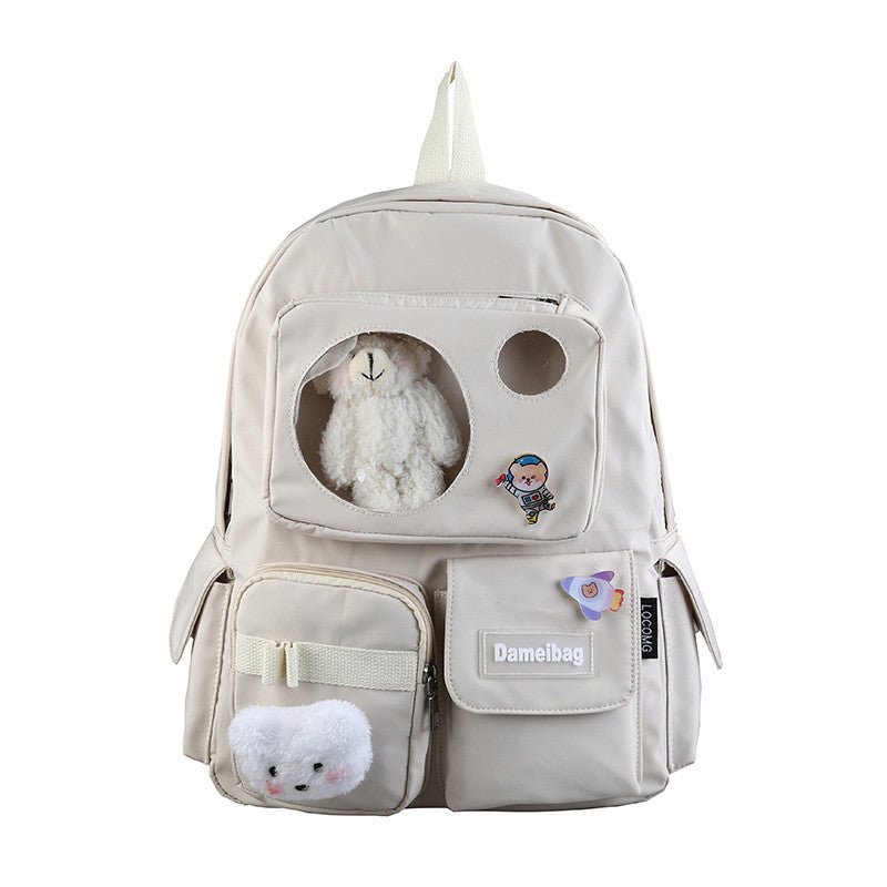 Korean Fashion Harajuku Girl Bear Backpack
