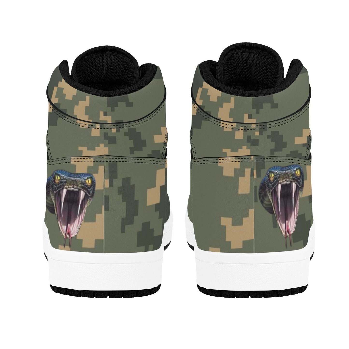 OX5 Snake Shoes High Top Sneakers Men's