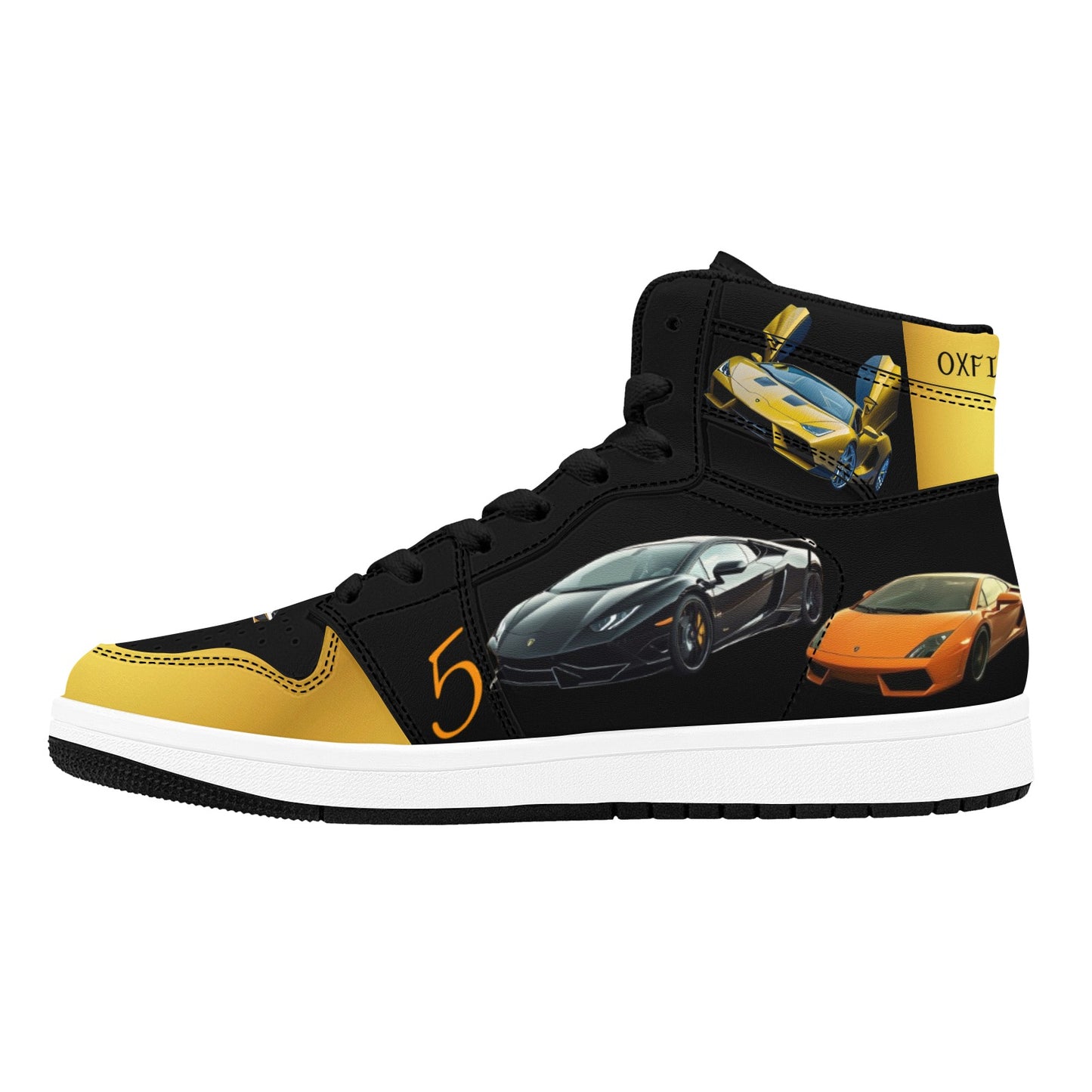 LAMBOX Black - Men's High Top Sneakers