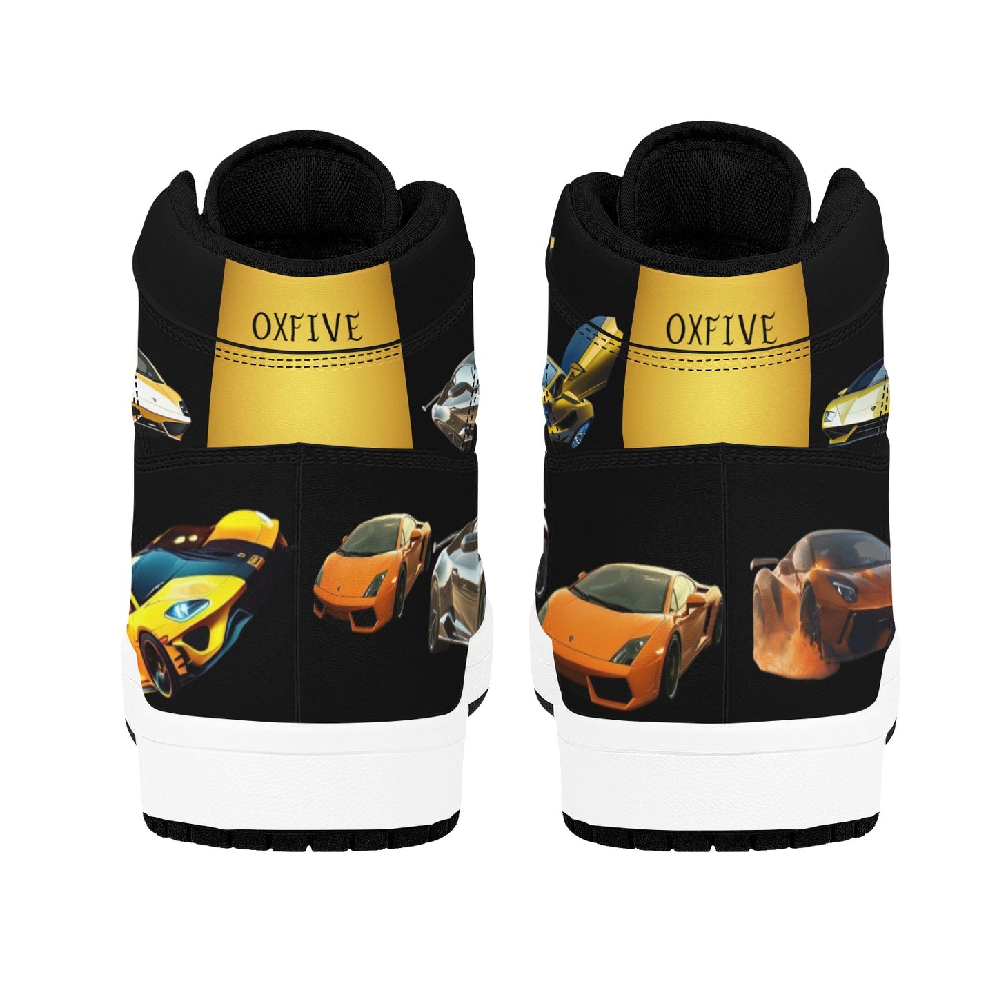 LAMBOX Black - Men's High Top Sneakers