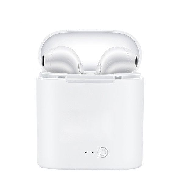 Wireless Bluetooth Earphone I7 TWS Earbuds Headphone Double Twins Stereo Music Headset For Apple ipad iPhone 6 i7 Xiaomi Huawei