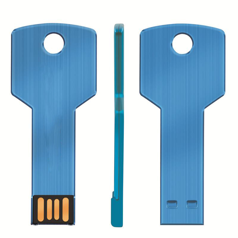USB Flash Drive 64GB Metal Key Pendrive 64GB Waterproof Pen Drive USB 2.0 USB Stick Memory Stick USB Flash Custom Metal