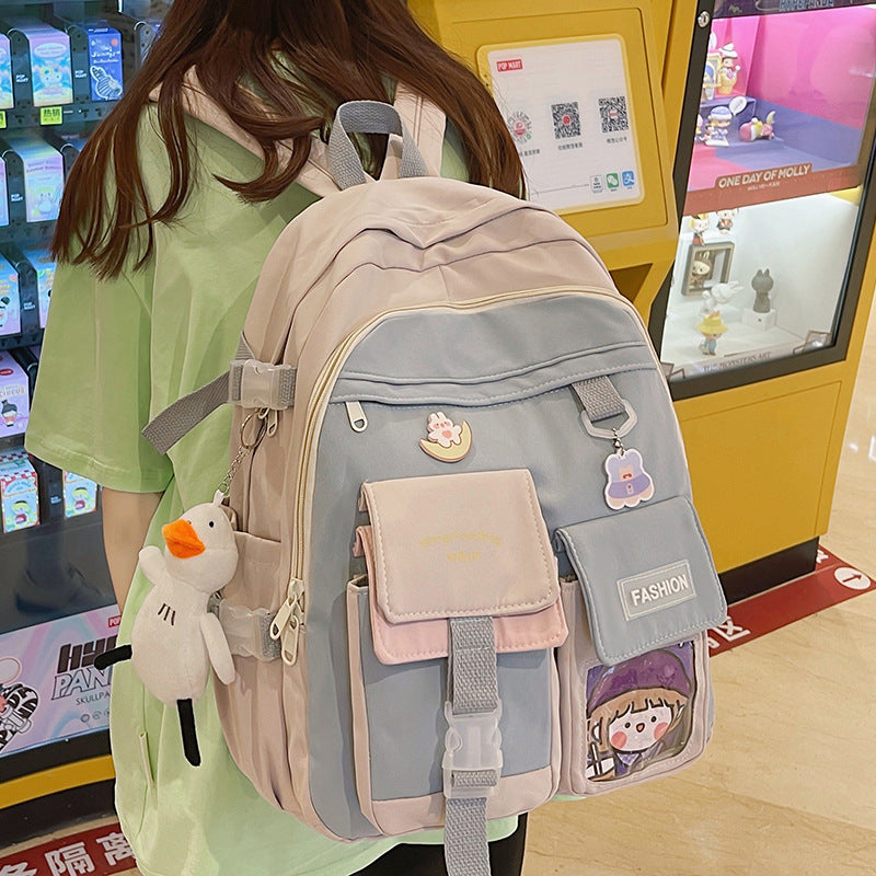 Large Capacity Schoolbag Mori College Style Soft Girl Backpack