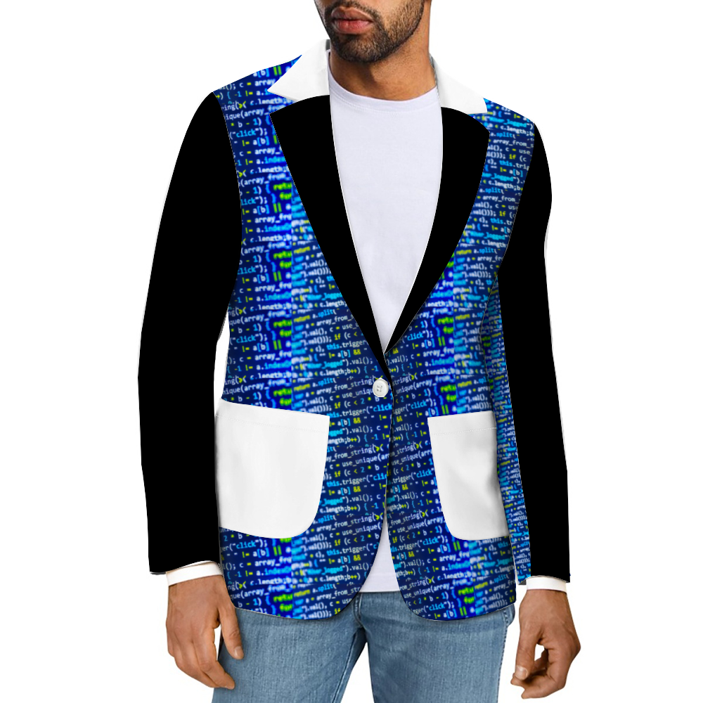 Tecnostar 2 (Men Casual Suit Blazer with Pockets Coat Fashion)