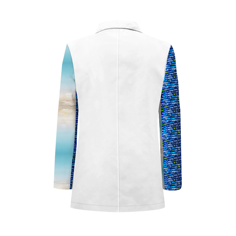 FLOW (Men Casual Suit Blazer with Pockets Coat Fashion)