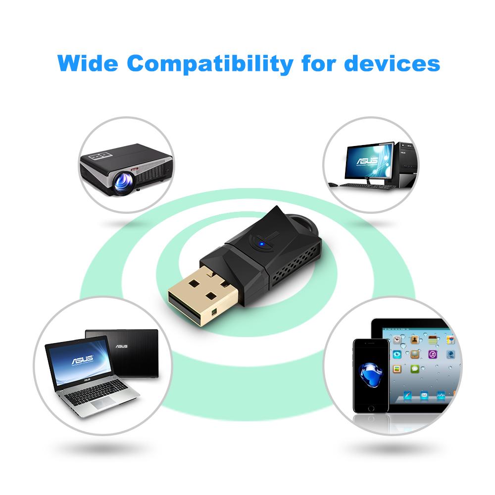Rocketek 300Mbps wireless USB WiFi adapter/Utral-Fast External wireless wi-fi receiver/Portable network card 802.11n/a/g Dongle