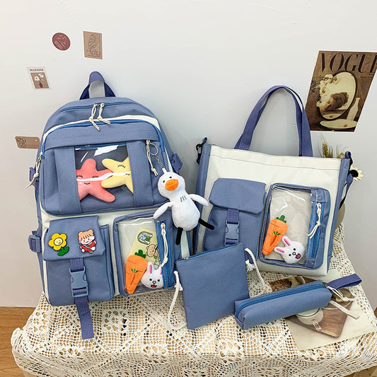 OREU18 (Solid Color Large Capacity Backpack)