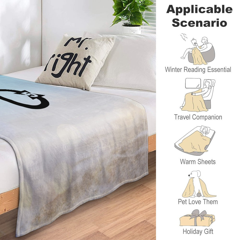 Super Soft Flannel Blanket Multiple Sizes