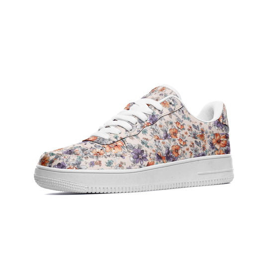 Unisex Low Top Leather Sneakers WILD