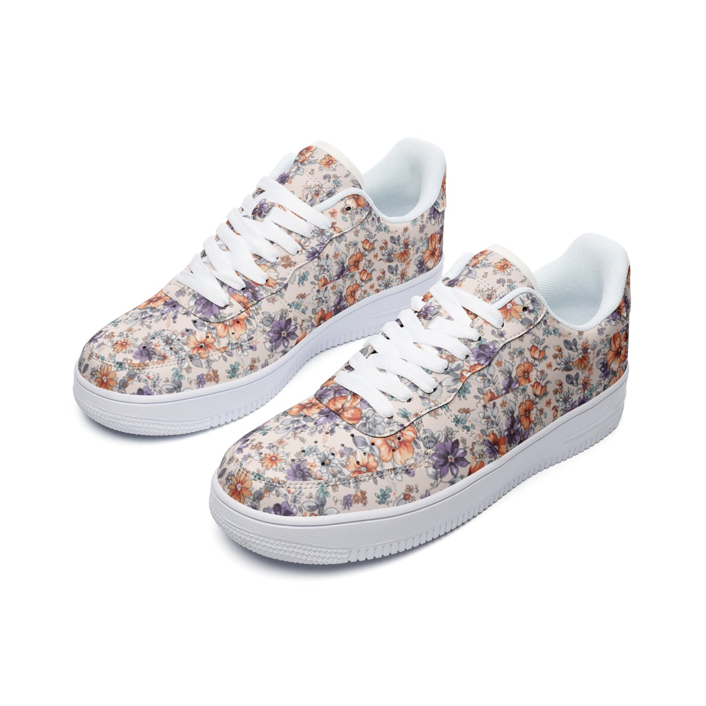 Unisex Low Top Leather Sneakers WILD