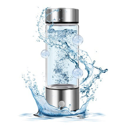 Portable hydrogen water cup and hydrogen water cup